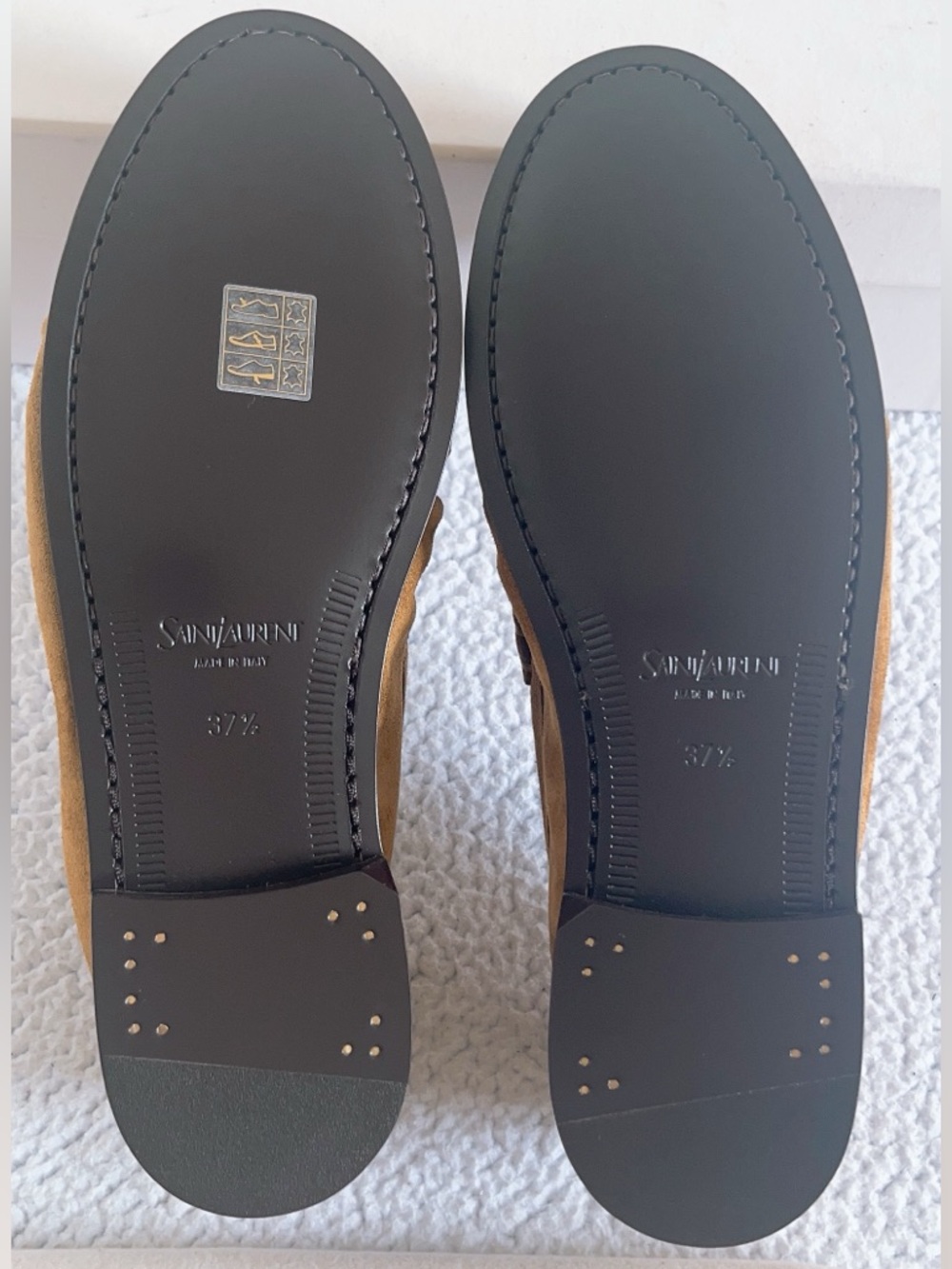 Saint Laurent Women’s YSL Le Loafer Supple in suede - Picture 12 of 16